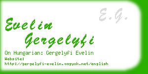 evelin gergelyfi business card